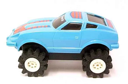 Baby Blue Datsun ZX