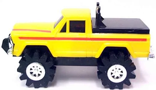 Side Clip Yellow Jeep