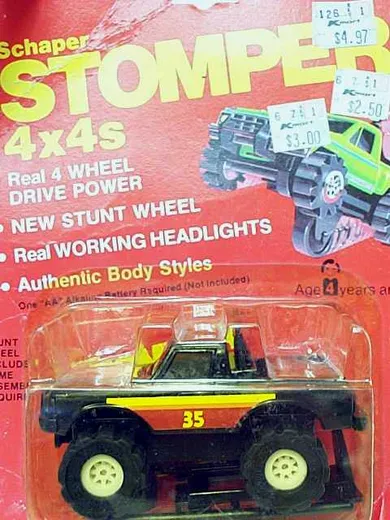 MOC Black Chevy Luv (Mid Size Tires)  1982-1983