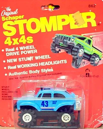 MOC Blue VW Bug  1982-1983