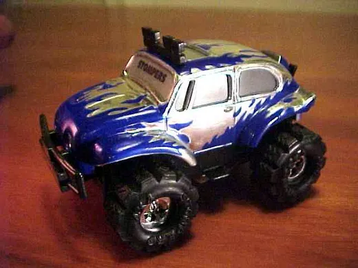 Chrome/Blue With Gray Window Dune Hopper