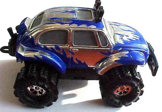 Chrome/Blue With Gray Window Dune Hopper